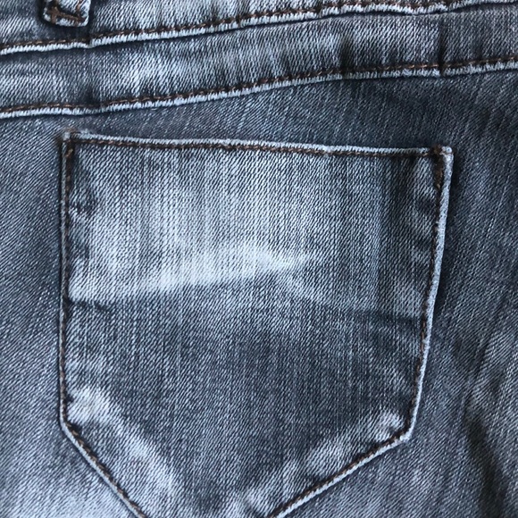 Blue Spice Off Gray Skinny Jeans - Picture 5 of 5